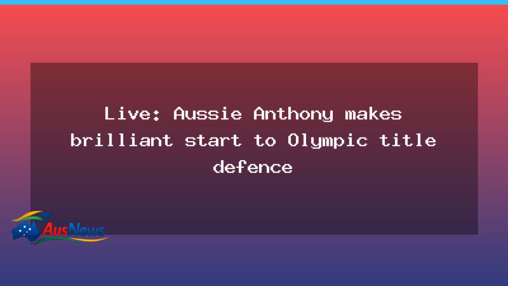 Anthony opens Olympic moguls title defence with solid start at Milano Cortina - anthony opens olympic