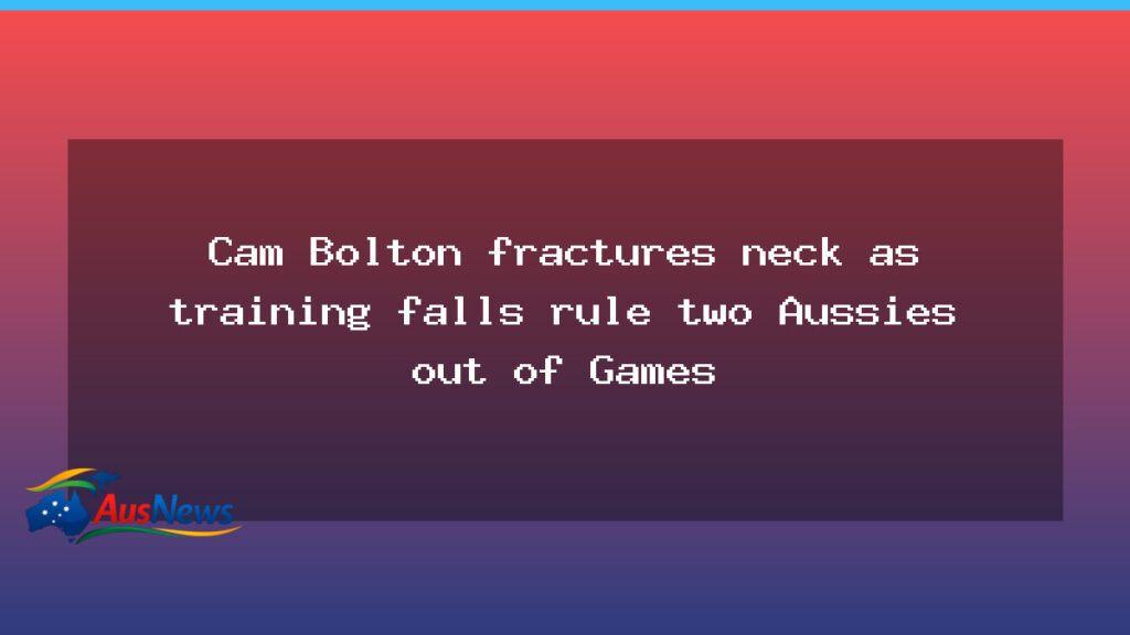 Cam Bolton injury rules two Australians out of Milano Cortina Games as Anthony advances - cam bolton injury