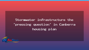 Stormwater capacity under spotlight in Canberra housing plan - stormwater capacity under