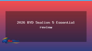 BYD Sealion 5 Essential review: a value-focused PHEV for Australia - byd sealion essential