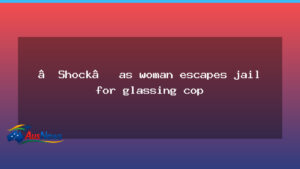 Court spares woman jailed after glassing officer in SA football brawl - court spares woman