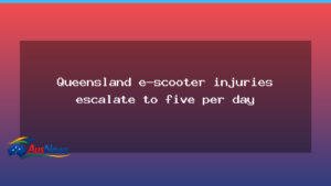 Queensland e-scooter injuries rise to five a day, hospital data shows - queensland e-scooter injuries