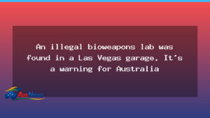 Las Vegas garage biolab warns Australia on biosecurity - las vegas garage