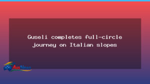 Guseli completes full-circle journey on Italian slopes - guseli completes full-circle