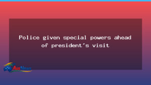 Victoria Police Granted Special Powers Ahead of Herzog Visit - victoria police granted