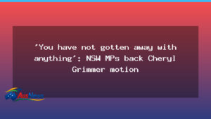 NSW MPs back Cheryl Grimmer motion, vow to pursue justice decades after disappearance - new south wales