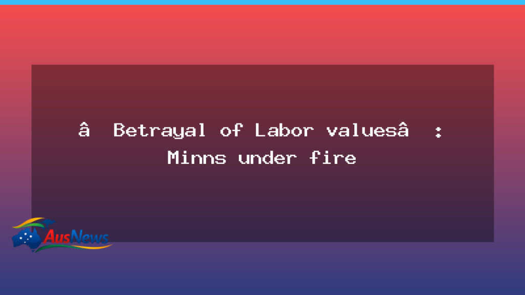 Minns under fire over police actions at protests in Sydney - minns under fire