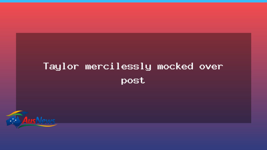 Angus Taylor ridiculed after viral social post sparks online backlash - angus taylor ridiculed