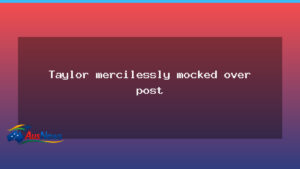 Angus Taylor ridiculed after viral social post sparks online backlash - angus taylor ridiculed