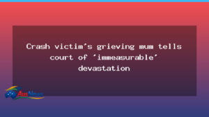 Grieving mother delivers victim impact statement in SA court after motorcyclist’s death south of Adelaide - grieving mother delivers